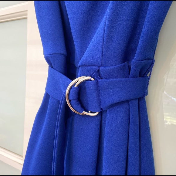 Sleeveless Royal Blue Jumpsuit - Picture 3 of 7